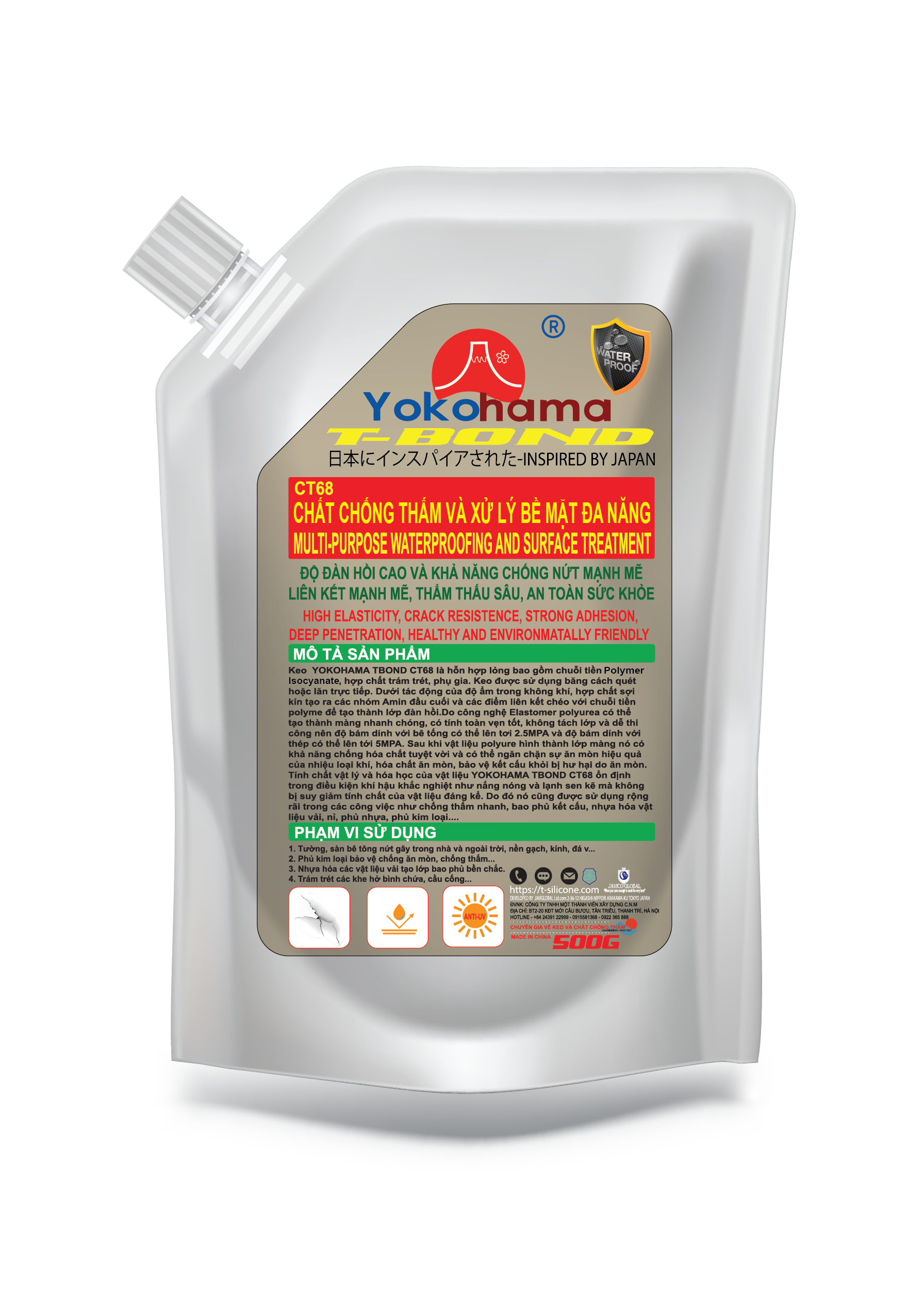 KEO CHỐNG THẤM YOKOHAMA TBOND CT68