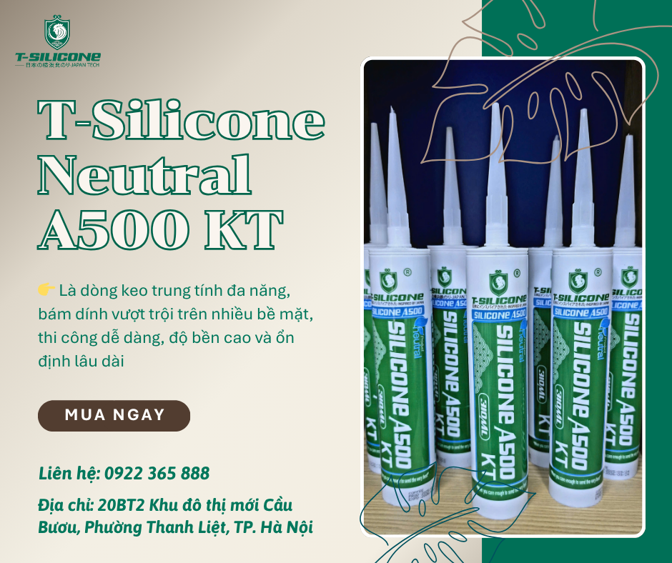 Sử dụng keo A500 KT